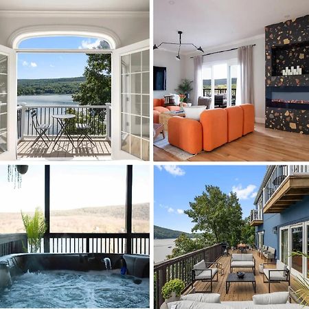 Lakeview House - Hot Tub - Firepit - Stunning Views - Spacious Deck - Cozy Living Room - Bar Greenwood Lake Esterno foto